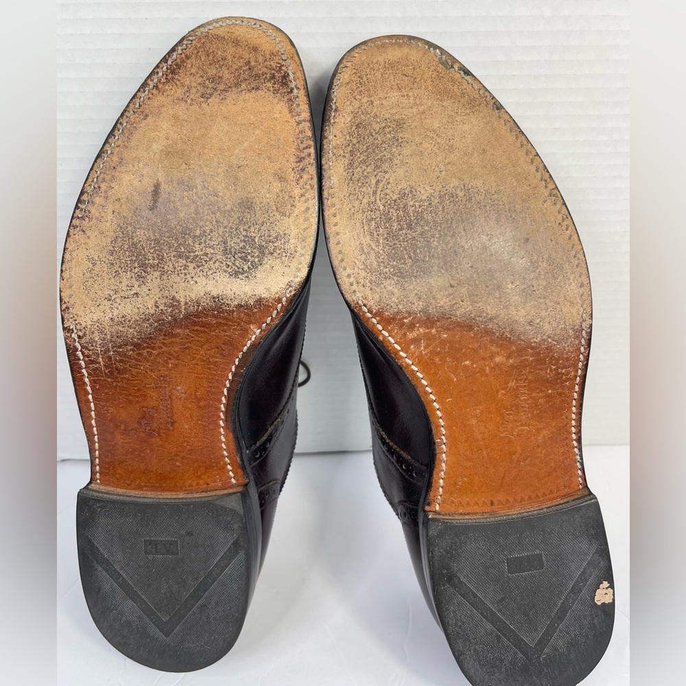 Brown Leather Dress Shoes - Picture 7 of 9